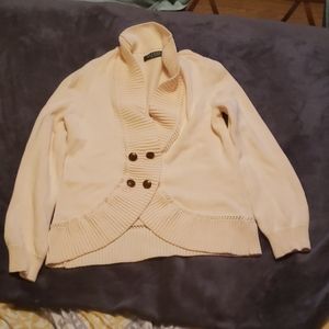 Lauren ralph Lauren petite cream sweater